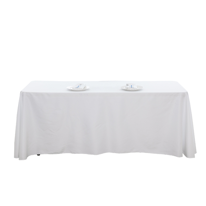 90x132 '' Spunester Solid Color Wedding Tablecloth Tablecloth
