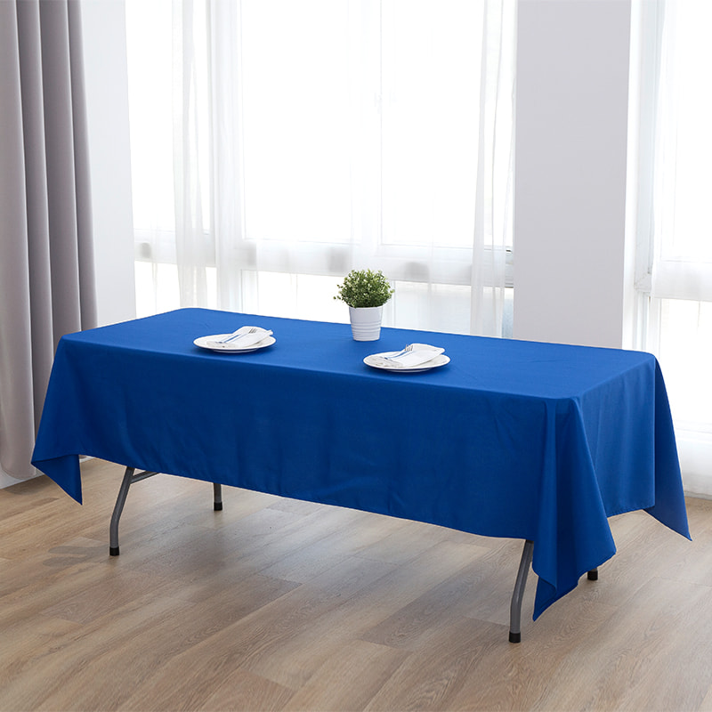 60x102 '' 217GSM Polyester Solid Color Wedding Tablecloth