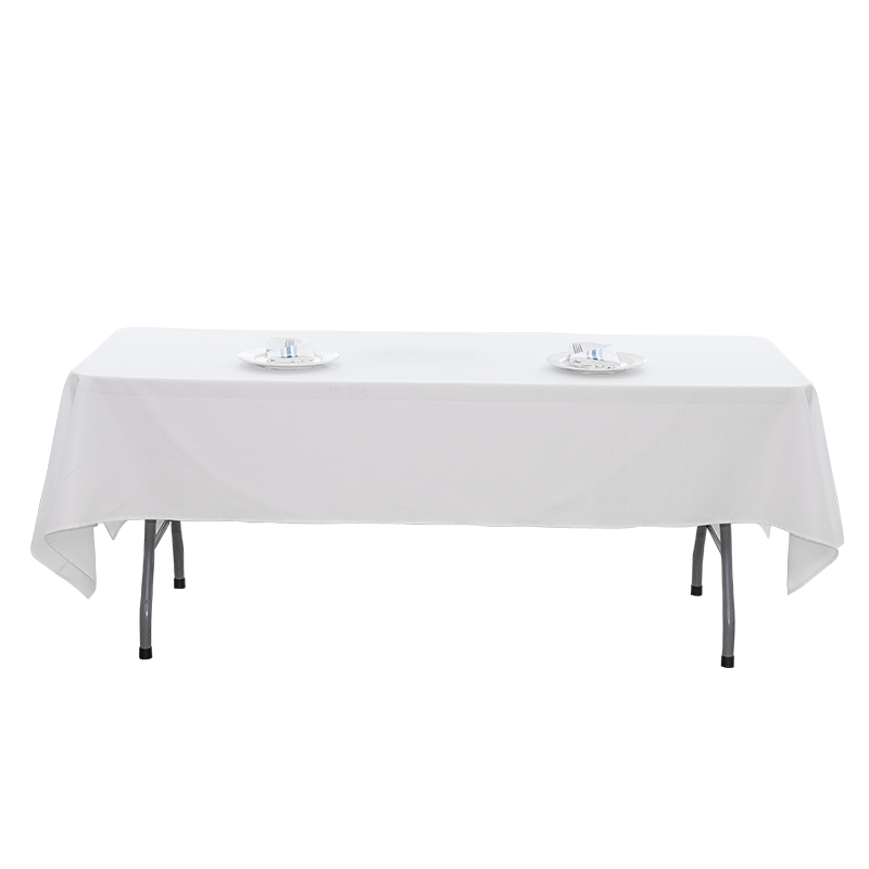 60x102 '' 217GSM Polyester Solid Color Wedding Tablecloth