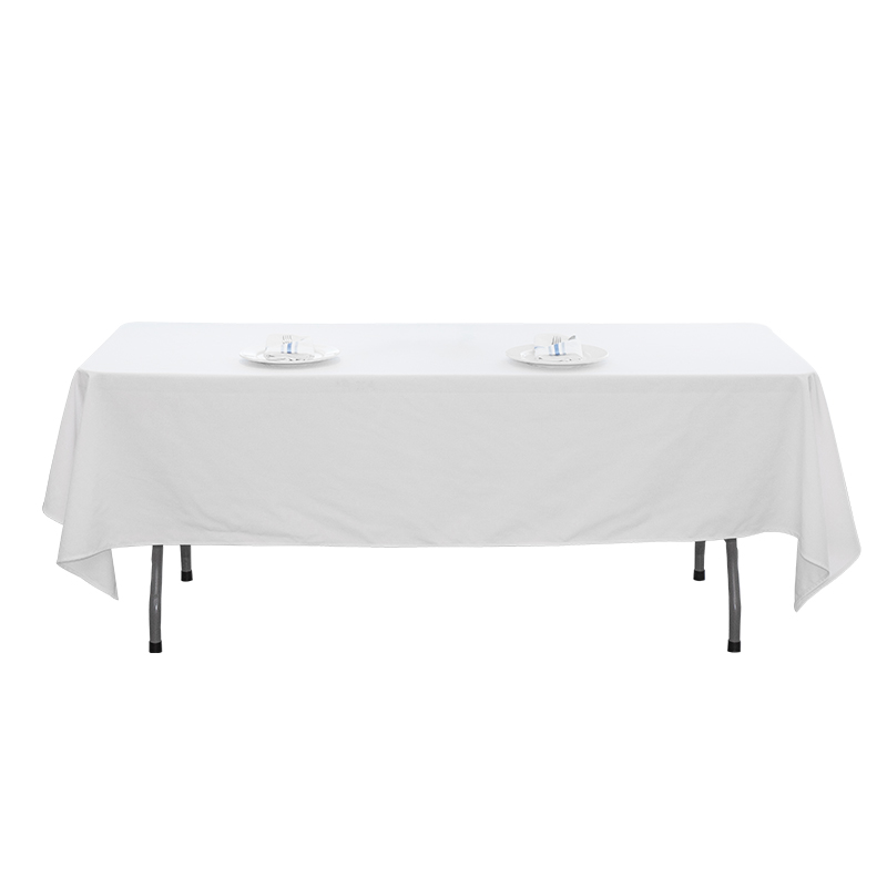 60x102 '' Spunester Solid Color Wedding Tablecloth Tablecloth