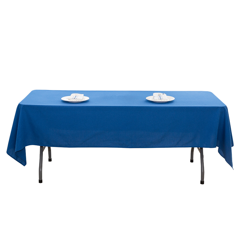 60x102 '' Spunester Solid Color Wedding Tablecloth Tablecloth
