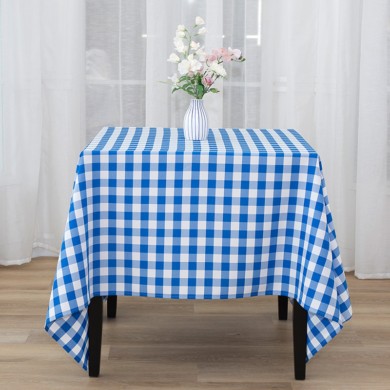 70x70 '' Bữa tiệc dã ngoại hình chữ nhật kẻ sọc dệt kim