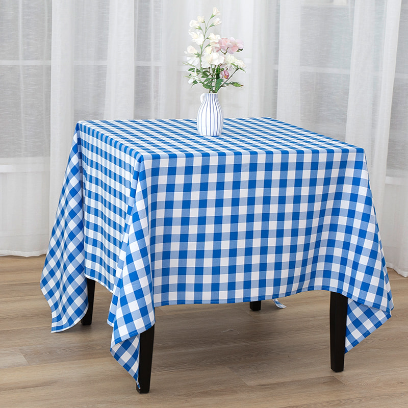 70x70 '' Bữa tiệc dã ngoại hình chữ nhật kẻ sọc dệt kim