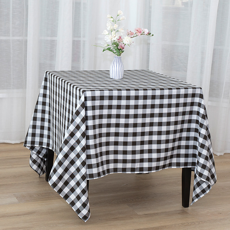 70x70 '' Bữa tiệc dã ngoại hình chữ nhật kẻ sọc dệt kim