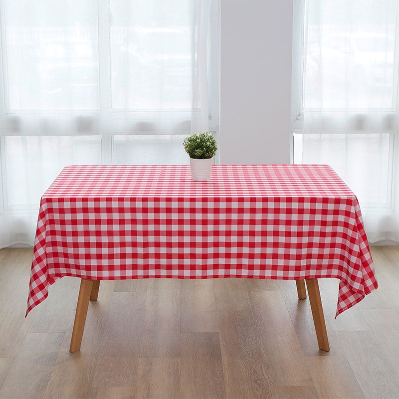 60x102 '' Bữa tiệc dã ngoại hình chữ nhật kẻ sọc dệt kim