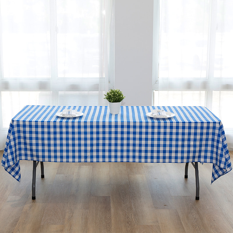 60x102 '' Bữa tiệc dã ngoại hình chữ nhật kẻ sọc dệt kim