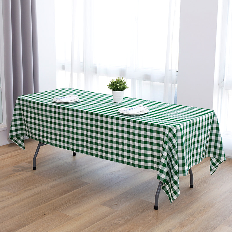 60x102 '' Bữa tiệc dã ngoại hình chữ nhật kẻ sọc dệt kim
