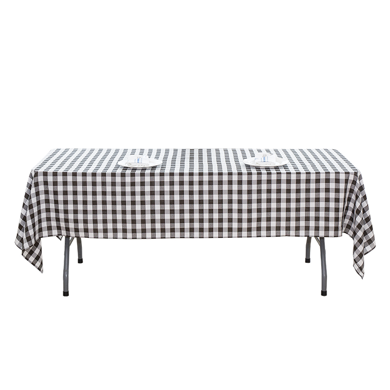 60x102 '' Bữa tiệc dã ngoại hình chữ nhật kẻ sọc dệt kim