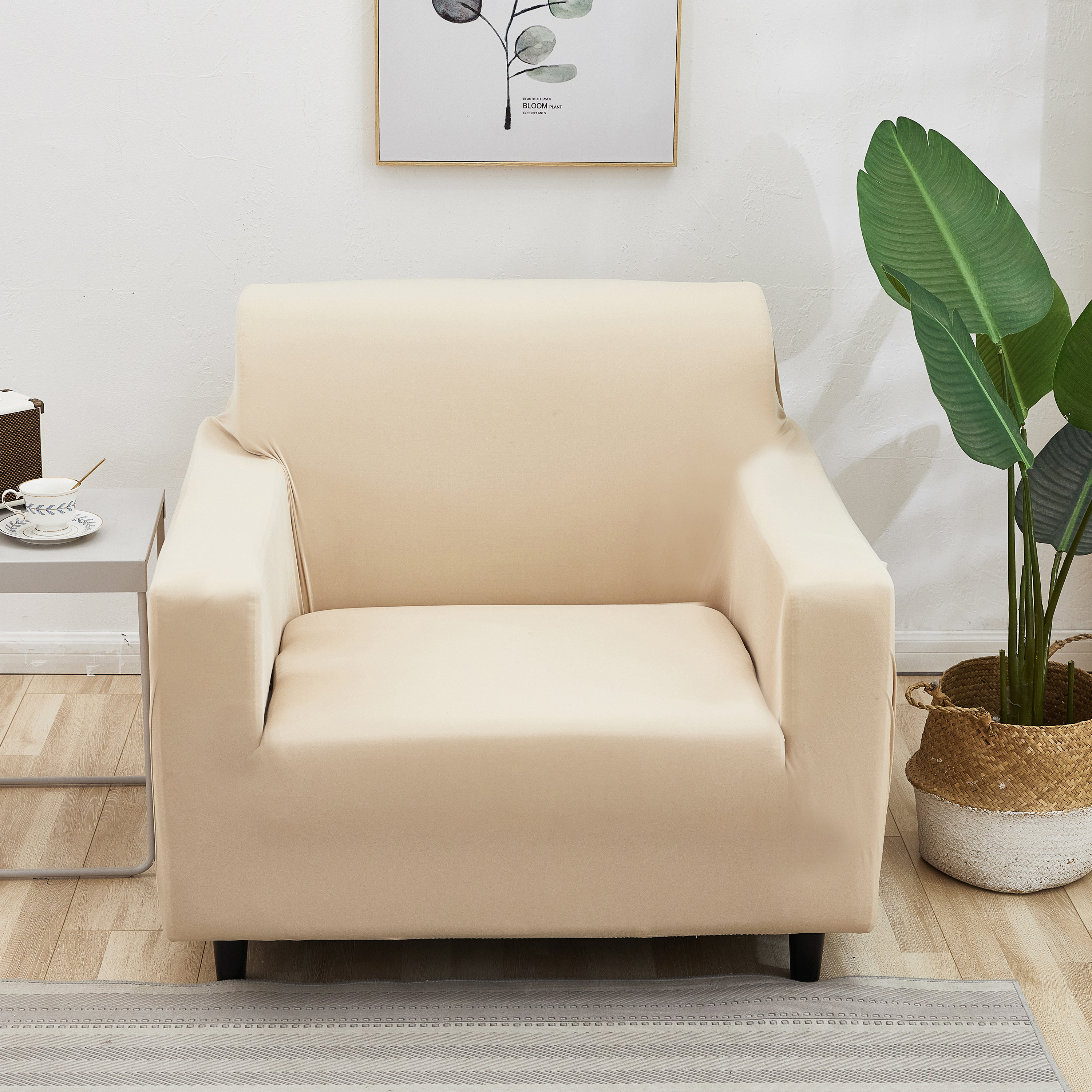 Vỏ ghế sofa đơn spandex cao